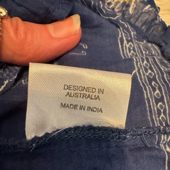 Lulalife Floral Bohemian Dress with Tassels - size M - Picture 10 of 11